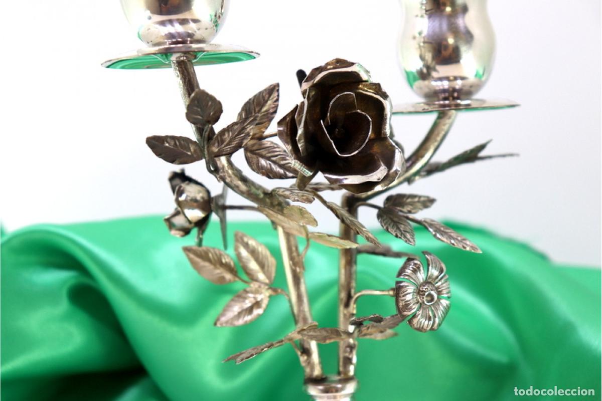Antig&uuml;edades: Candelabros de plata - Foto 7