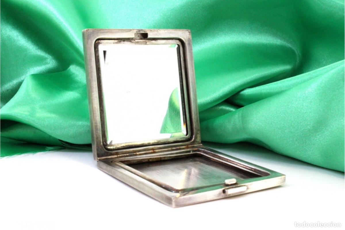 Antig&uuml;edades: Estuche de belleza plateado - Foto 1