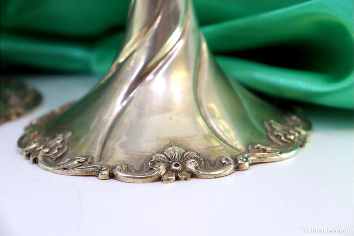 Antig&uuml;edades: Candelabros de plata - Foto 2