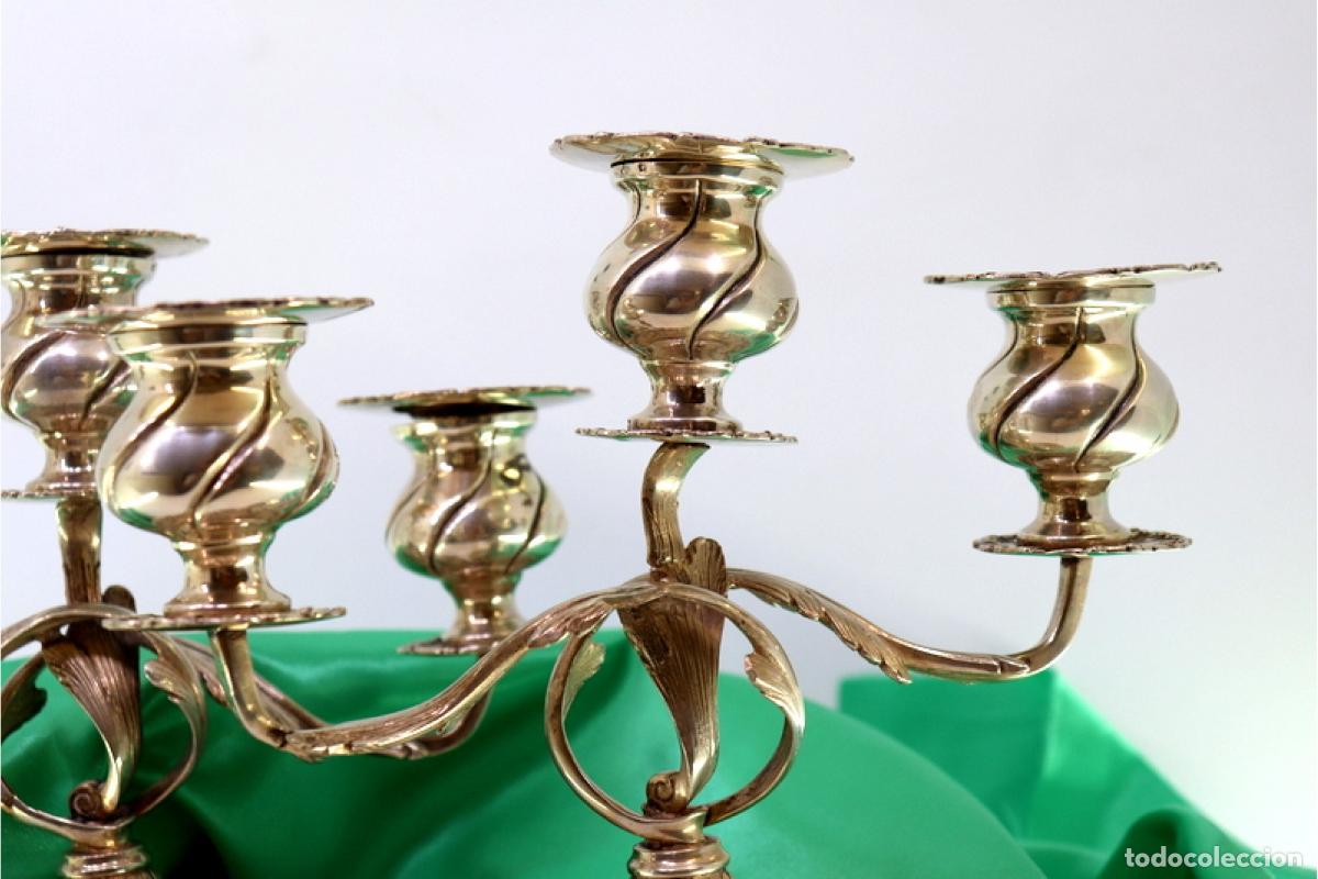 Antig&uuml;edades: Candelabros de plata - Foto 3