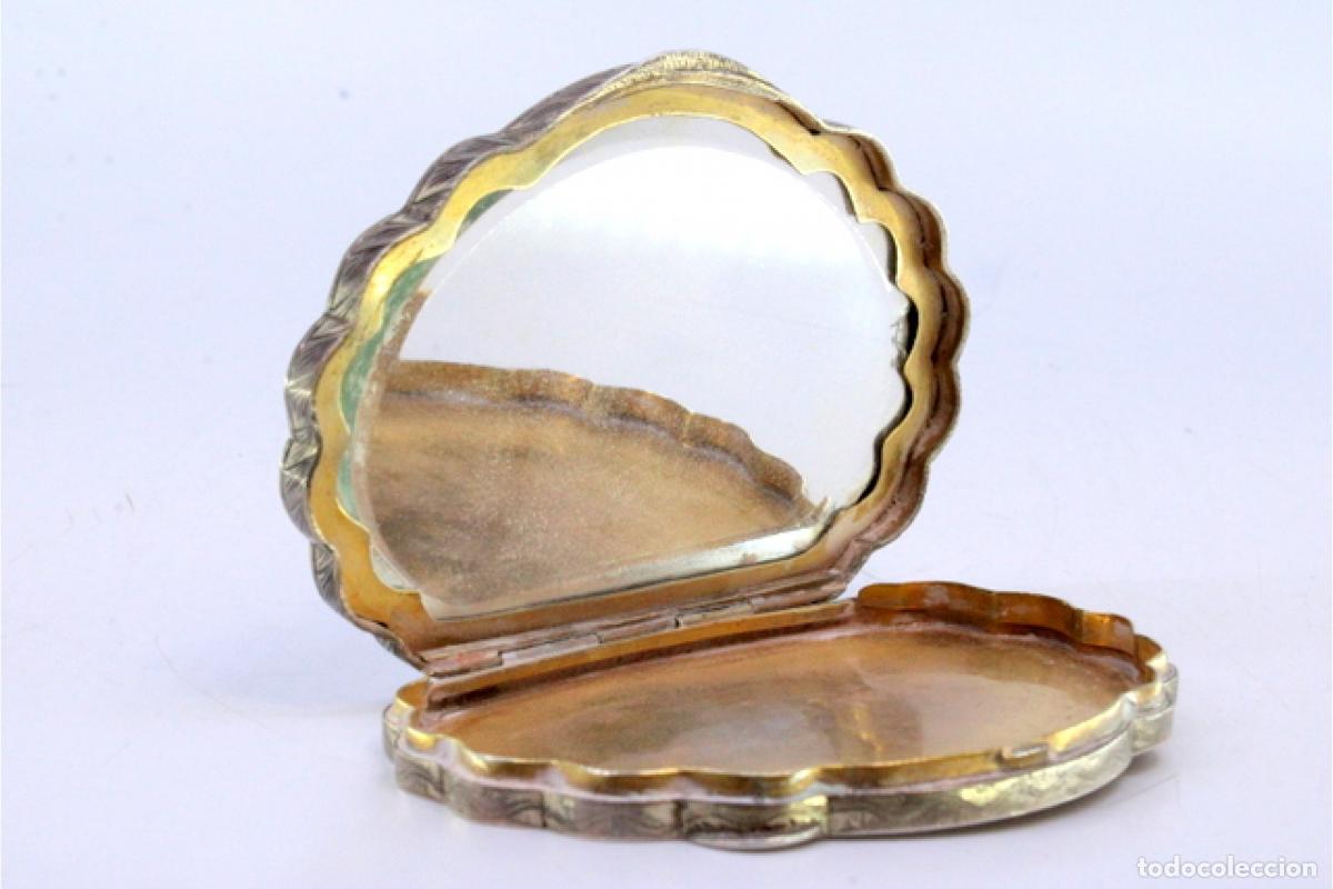 Antig&uuml;edades: Estuche de belleza plateado - Foto 2