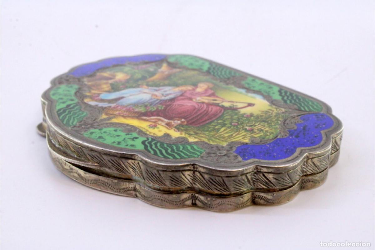 Antig&uuml;edades: Estuche de belleza plateado - Foto 4