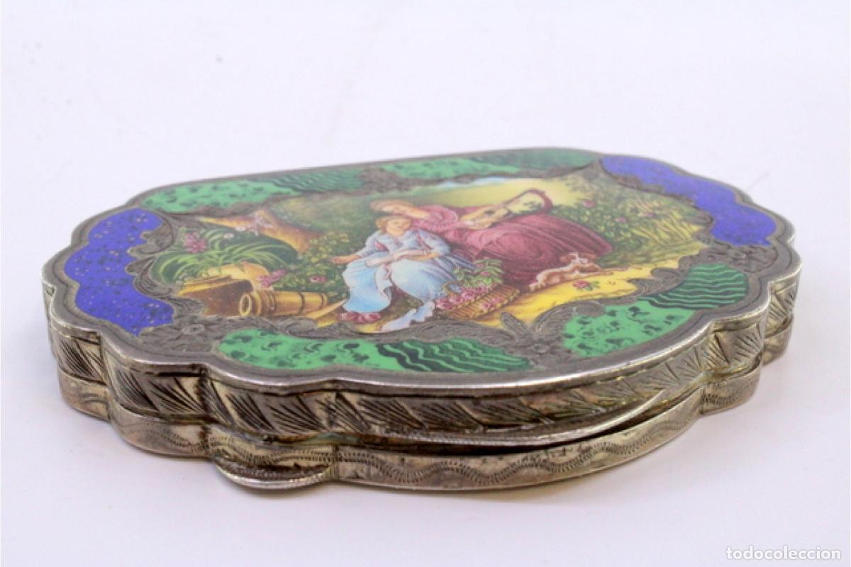 Antig&uuml;edades: Estuche de belleza plateado - Foto 7