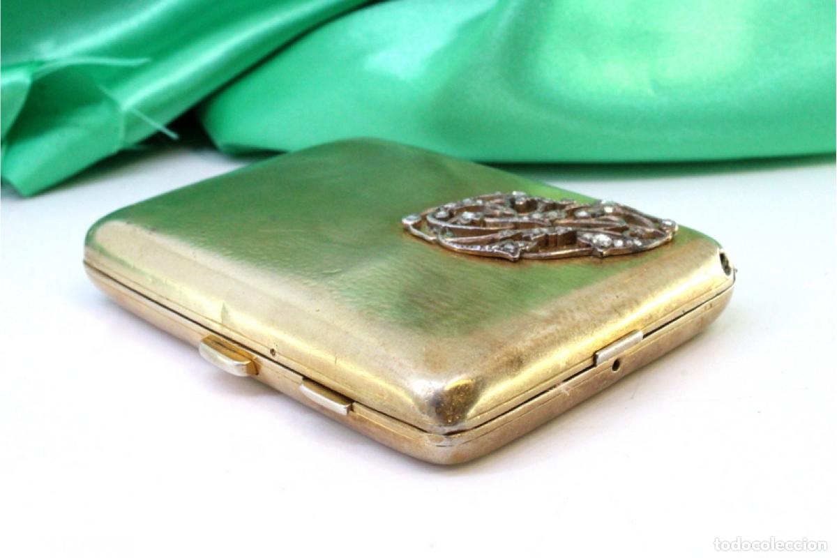 Antig&uuml;edades: Estuche de belleza plateado - Foto 8