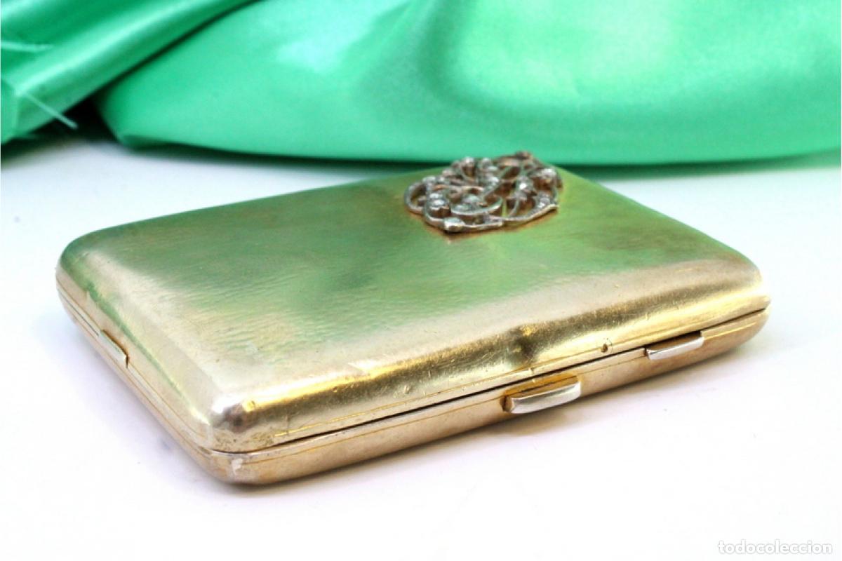 Antig&uuml;edades: Estuche de belleza plateado - Foto 9