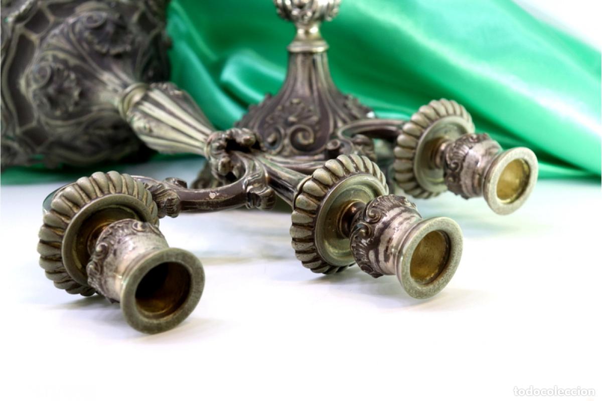 Antig&uuml;edades: Candelabros de plata - Foto 5