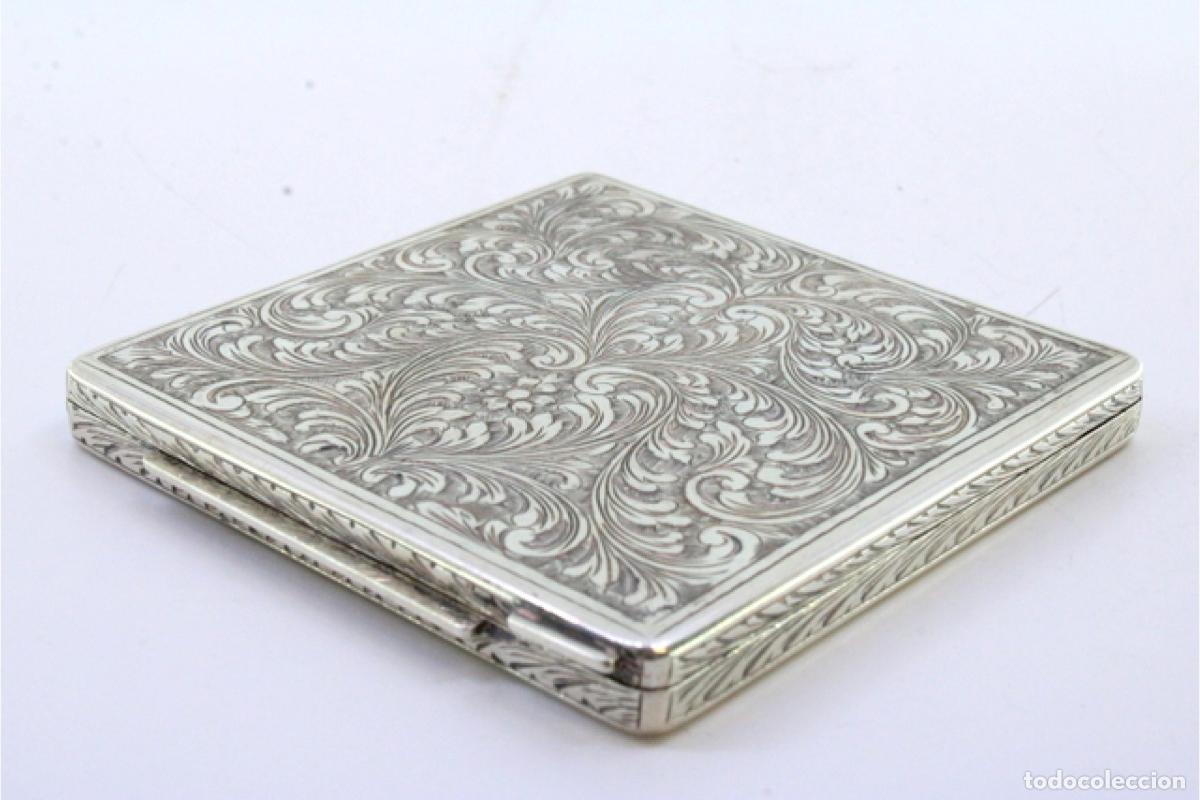 Antig&uuml;edades: Estuche de belleza plateado - Foto 5