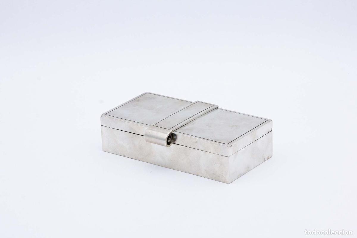 Antig&uuml;edades: Caja de tabaco, plata - Foto 2