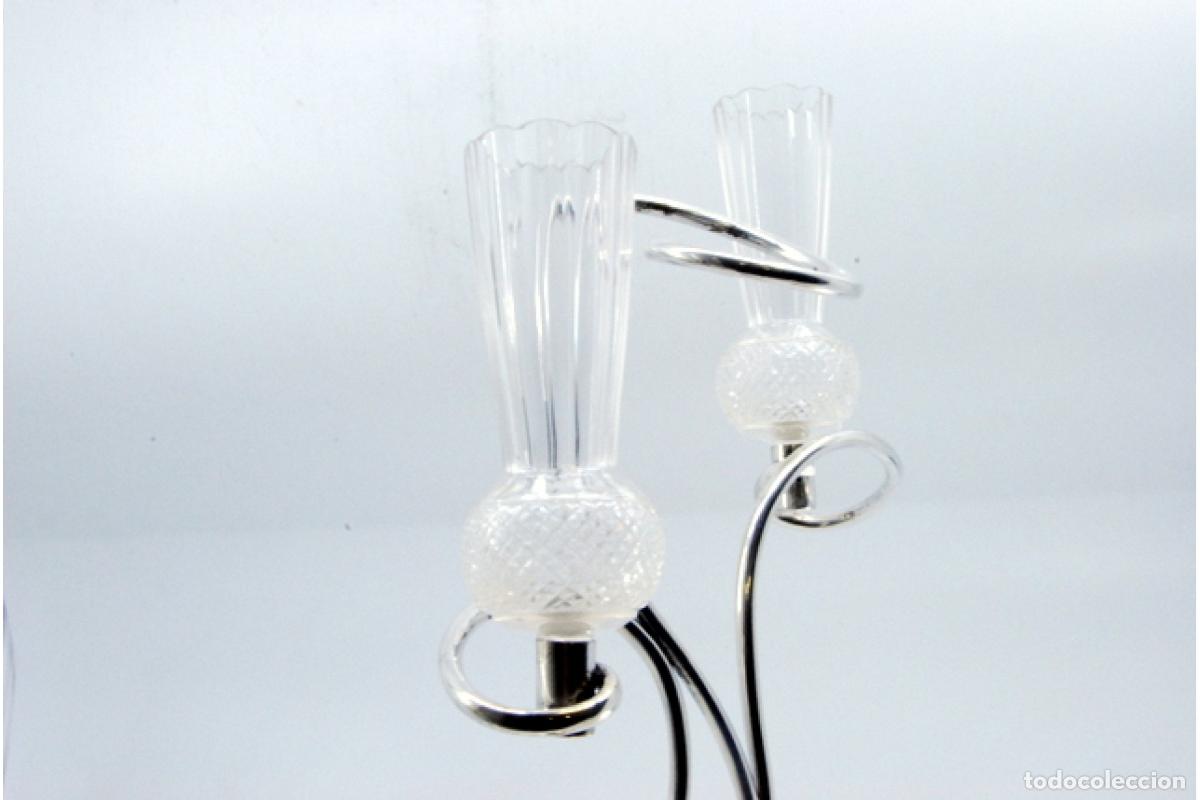 Antig&uuml;edades: Candelabros de plata - Foto 2