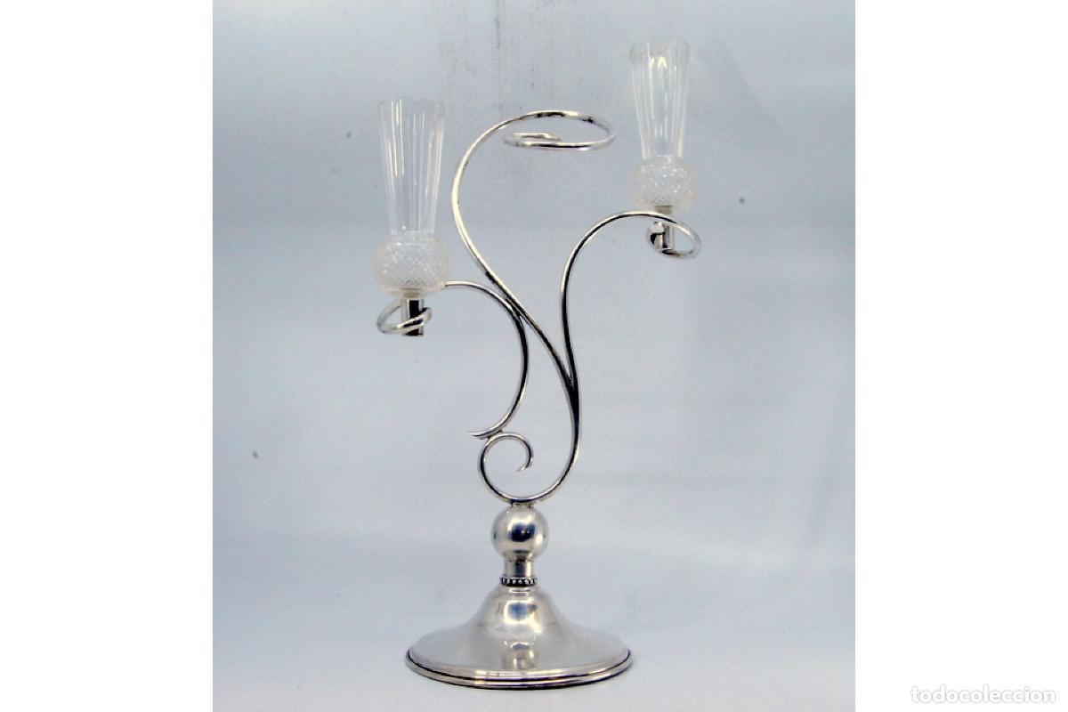 Antig&uuml;edades: Candelabros de plata - Foto 8