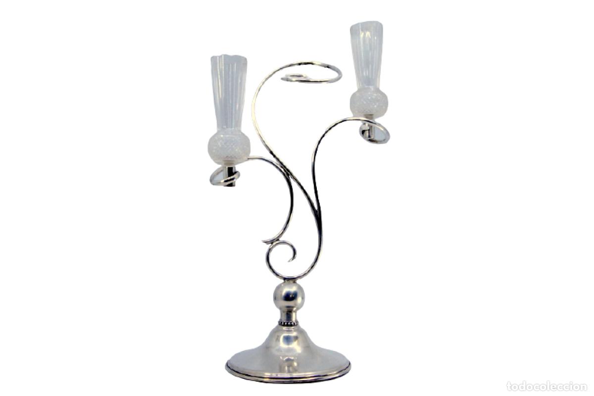 Antig&uuml;edades: Candelabros de plata - Foto 1