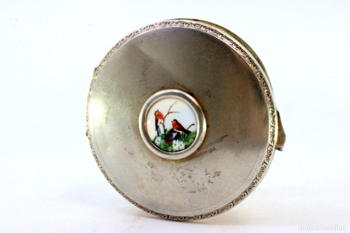 Antig&uuml;edades: Estuche de belleza plateado - Foto 2