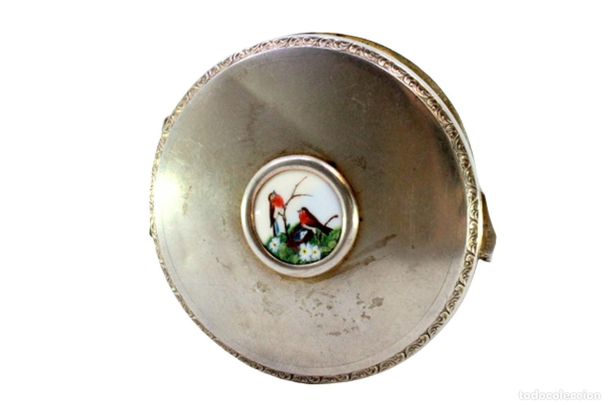 Antig&uuml;edades: Estuche de belleza plateado - Foto 1