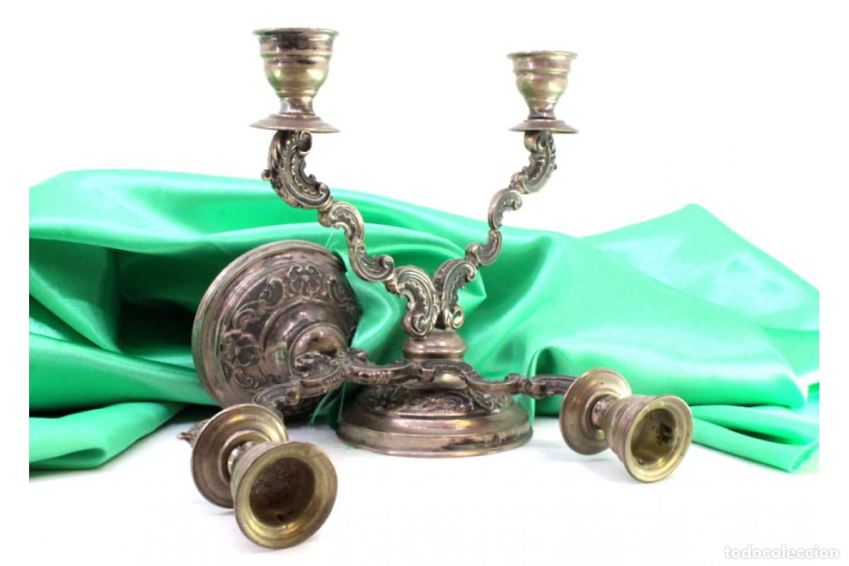 Antig&uuml;edades: Candelabros de plata - Foto 5