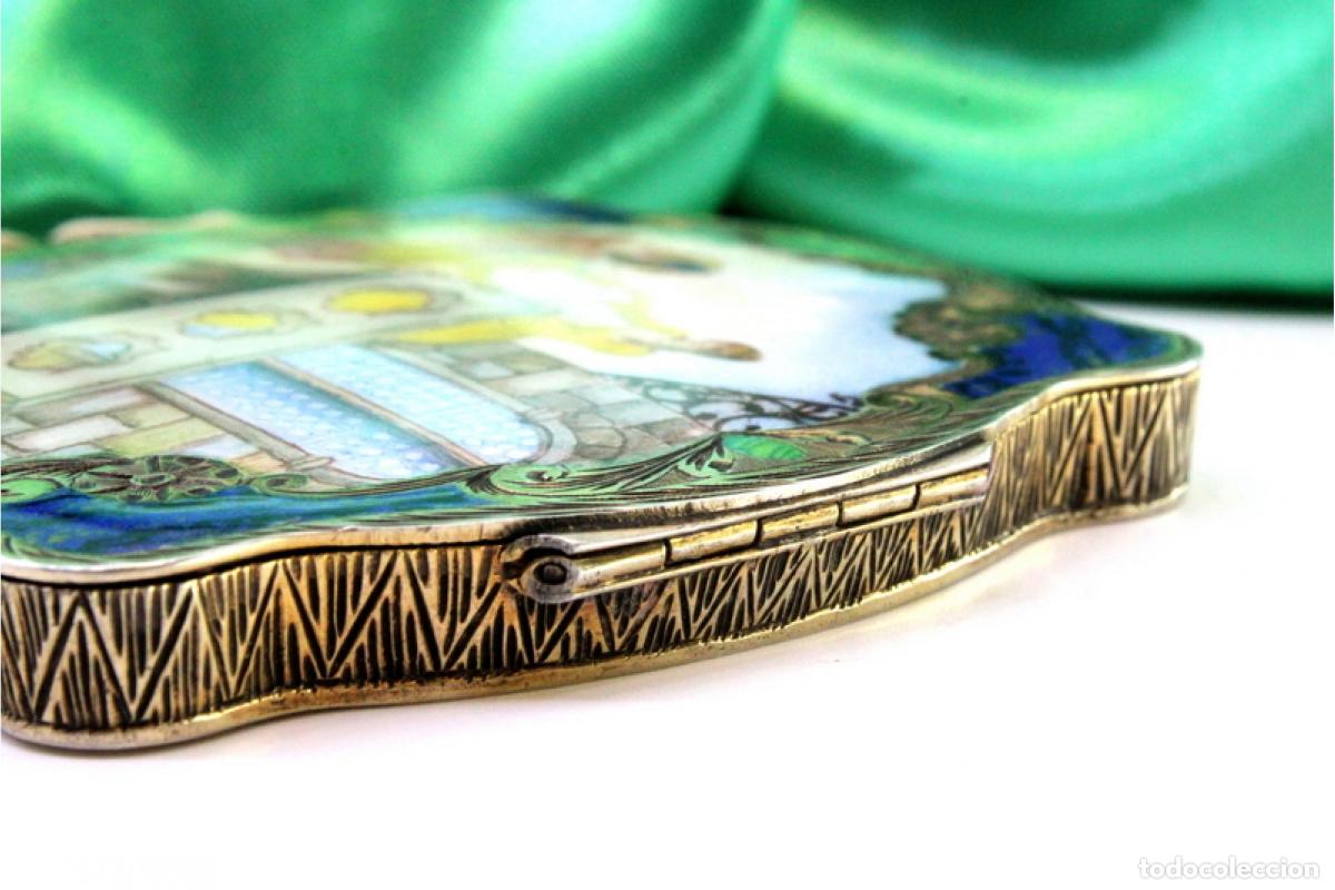 Antig&uuml;edades: Estuche de belleza plateado - Foto 6