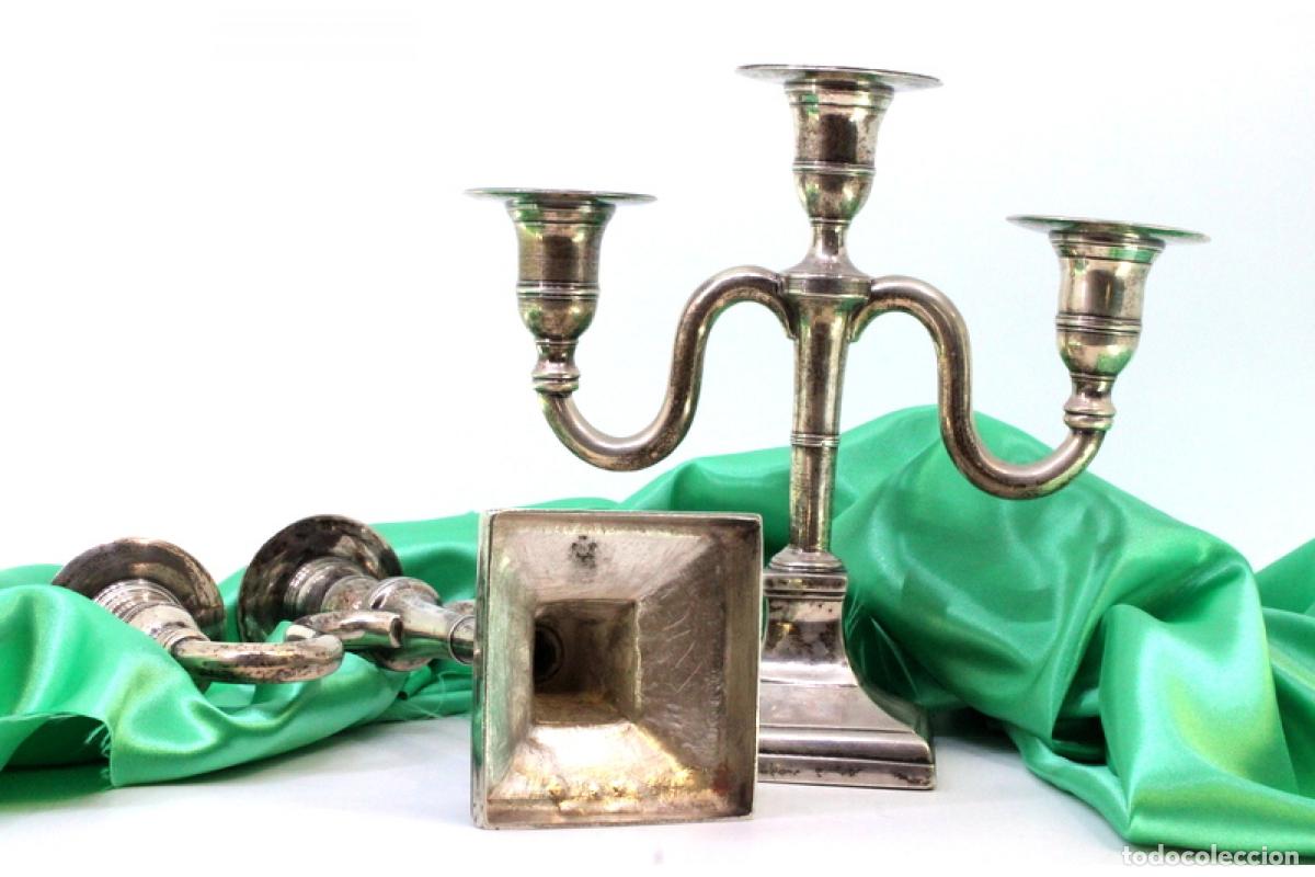 Antig&uuml;edades: Candelabros de plata - Foto 6