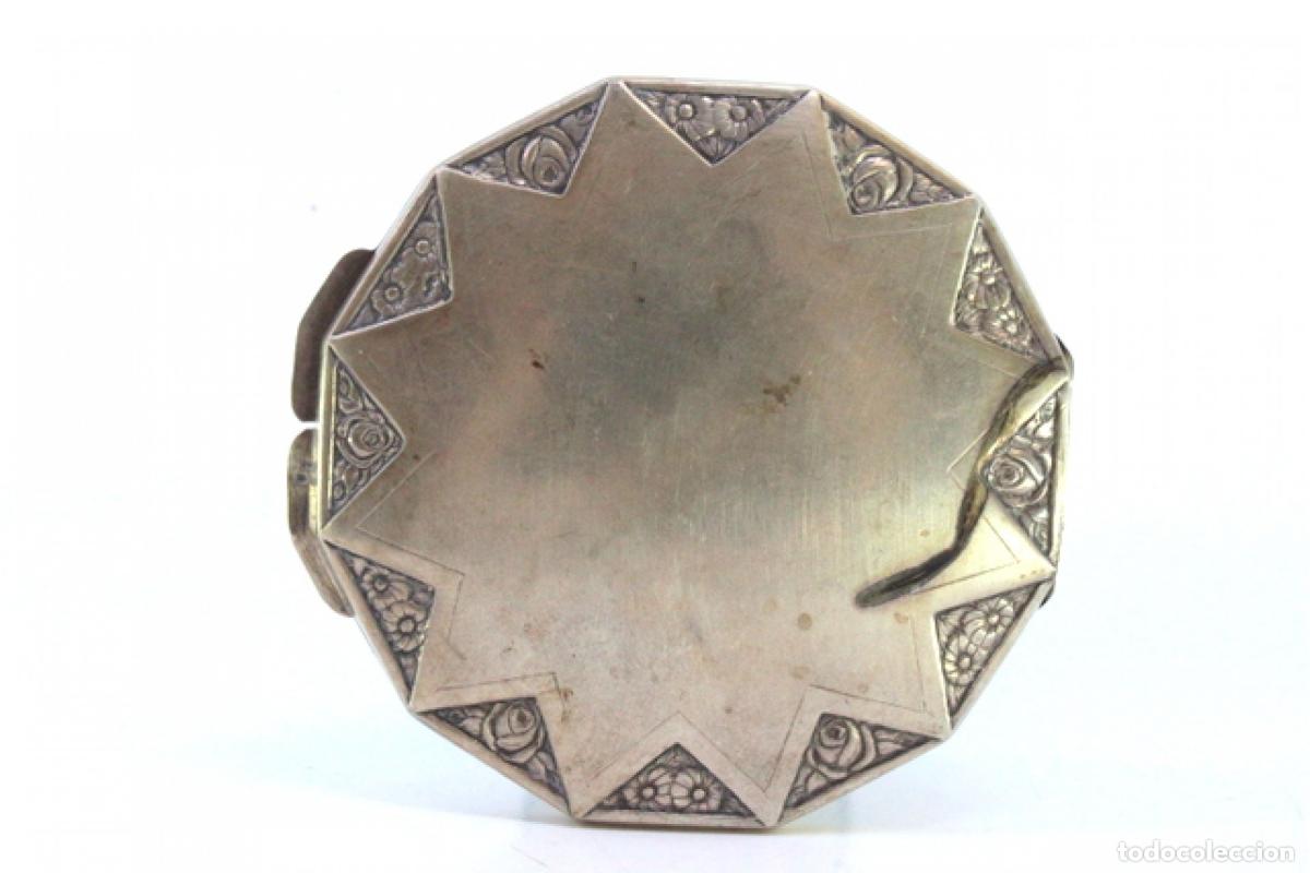 Antig&uuml;edades: Estuche de belleza plateado - Foto 2