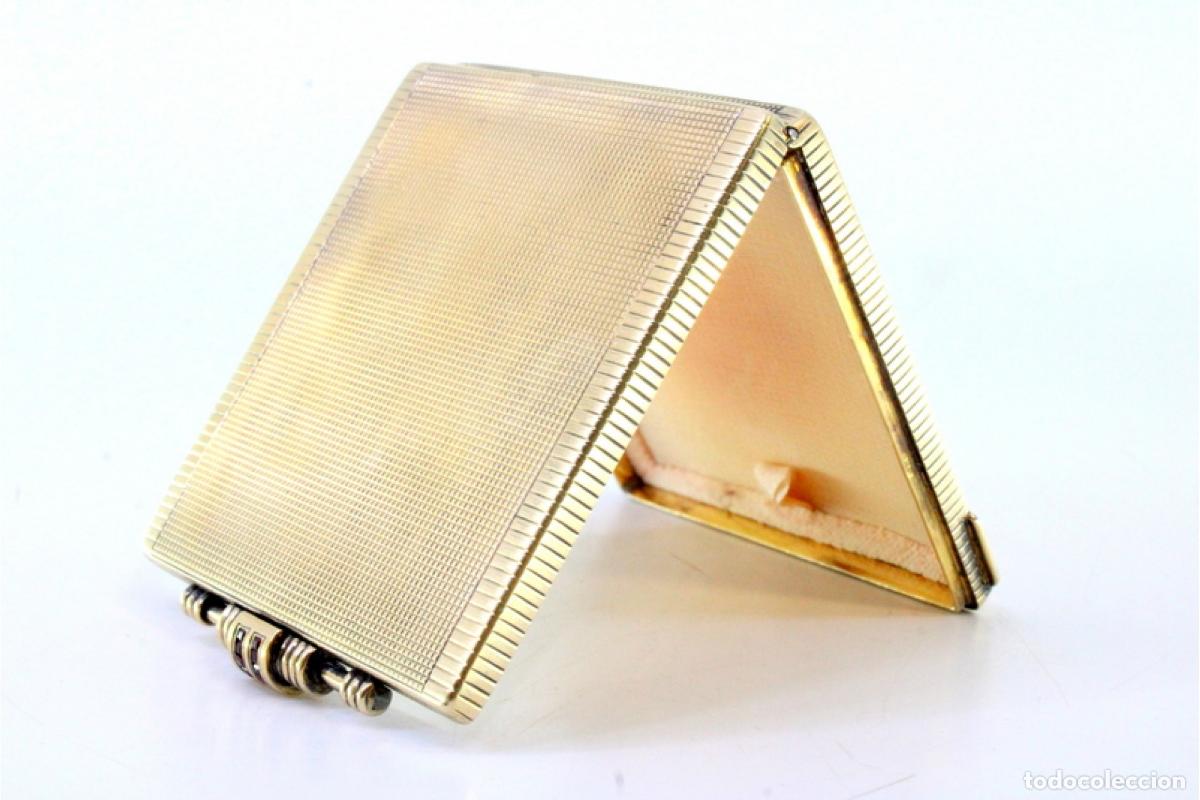 Antig&uuml;edades: Estuche de belleza plateado - Foto 2