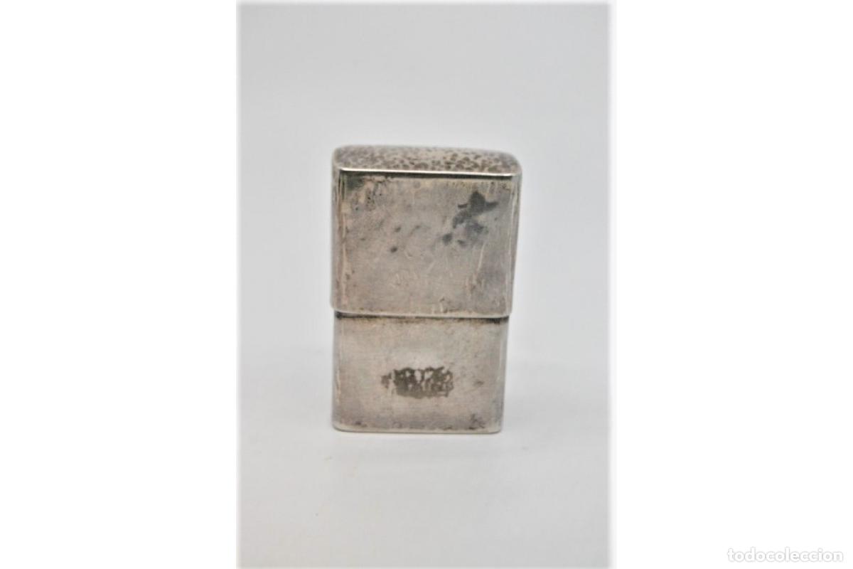 Antig&uuml;edades: Botella de plata para perfume. - Foto 2