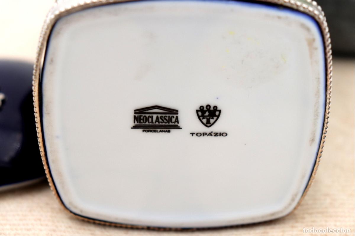 Antig&uuml;edades: Caja de porcelana y plata - Foto 6