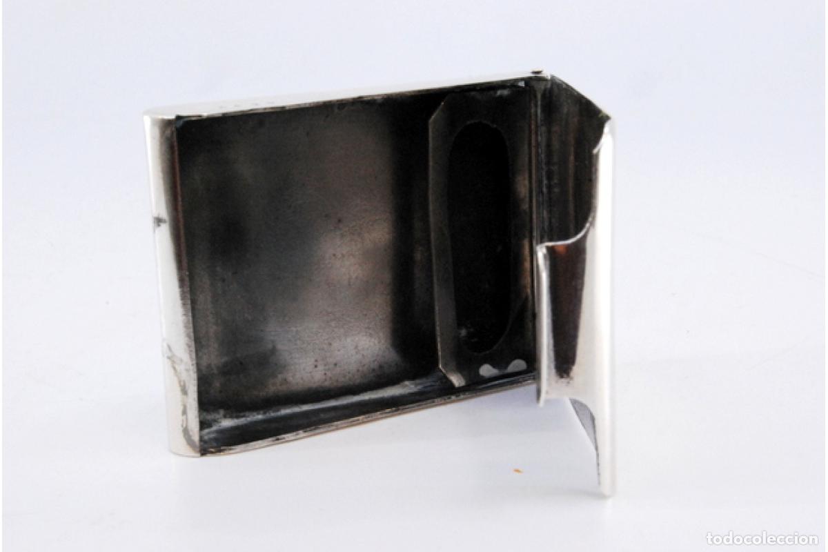 Antig&uuml;edades: Caja de cerillas de plata - Foto 2