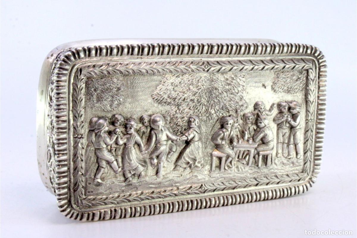Antig&uuml;edades: Caja de joyer&iacute;a de plata - Foto 2