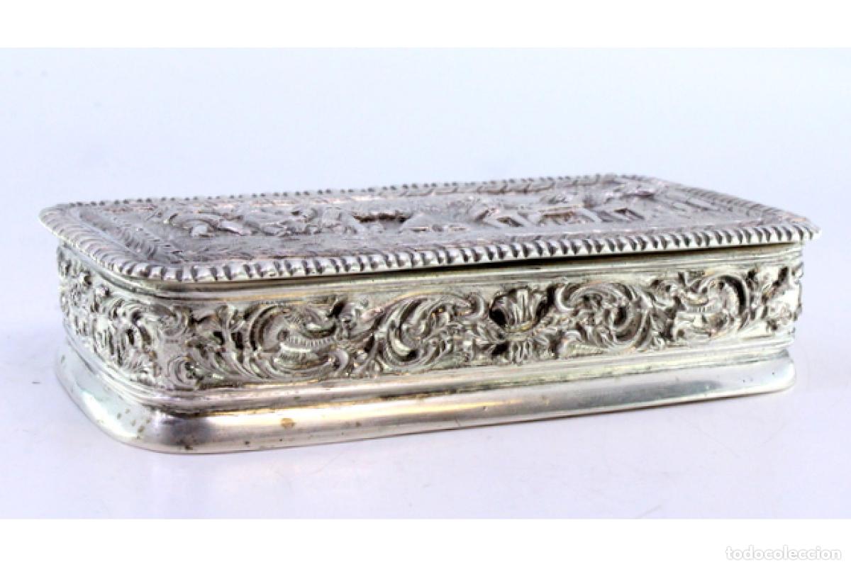 Antig&uuml;edades: Caja de joyer&iacute;a de plata - Foto 3