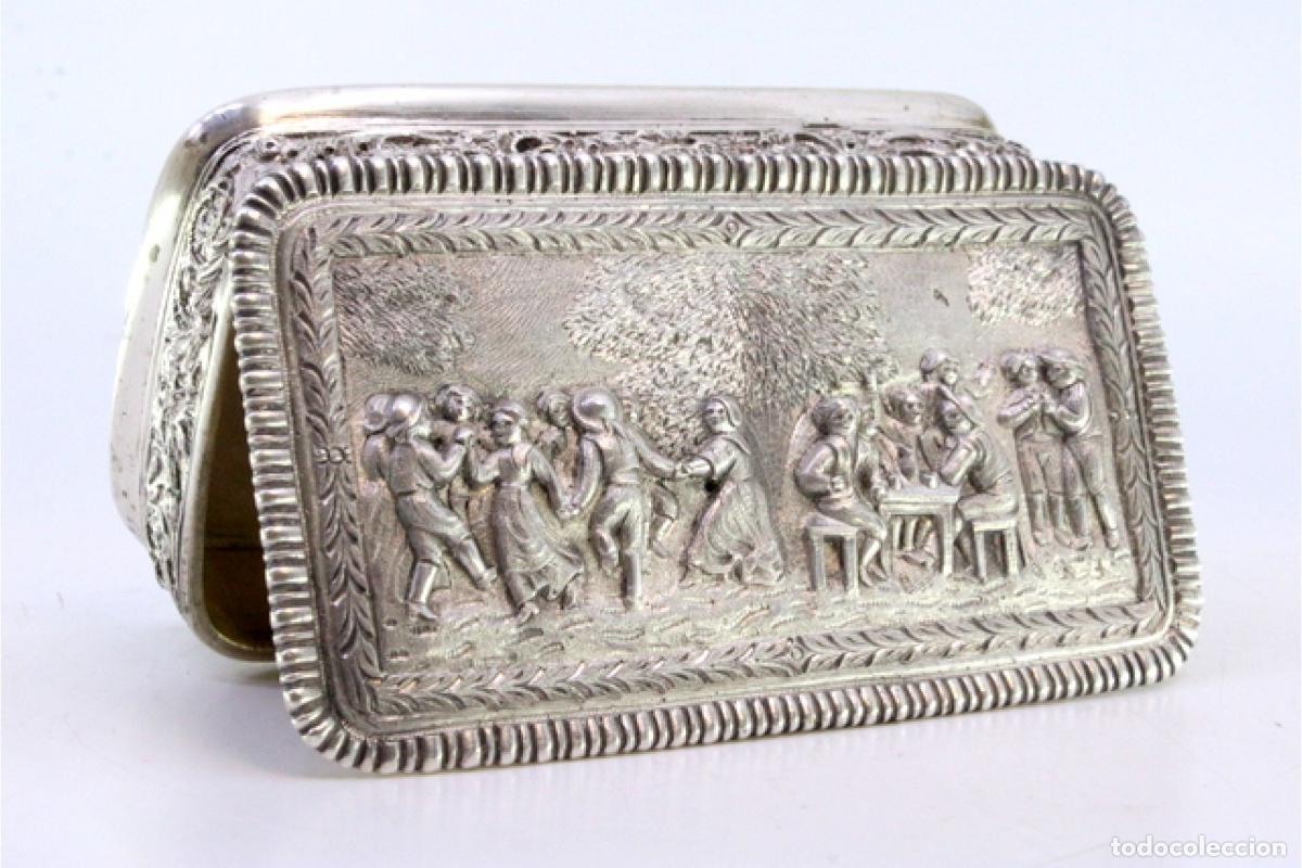 Antig&uuml;edades: Caja de joyer&iacute;a de plata - Foto 7
