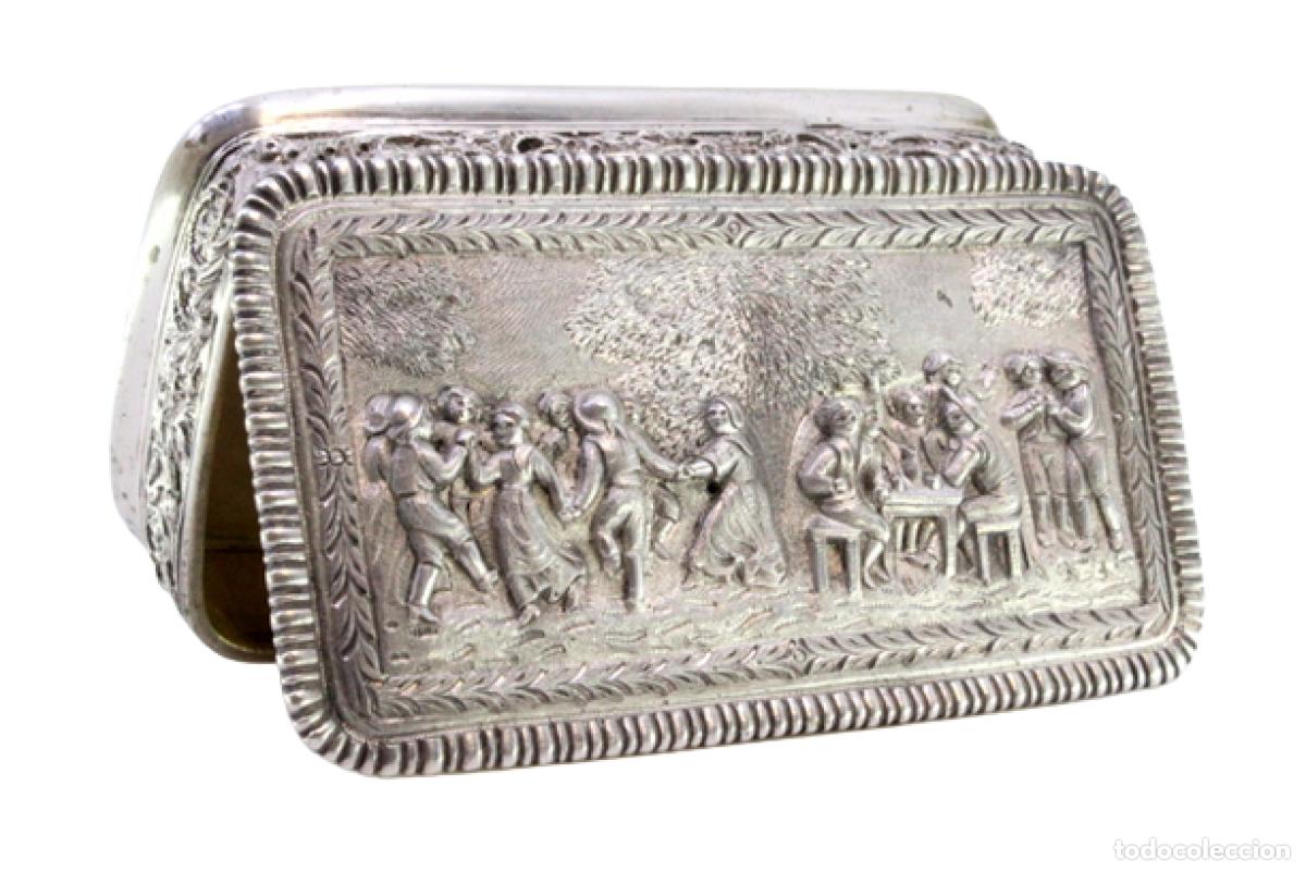 Antig&uuml;edades: Caja de joyer&iacute;a de plata - Foto 1