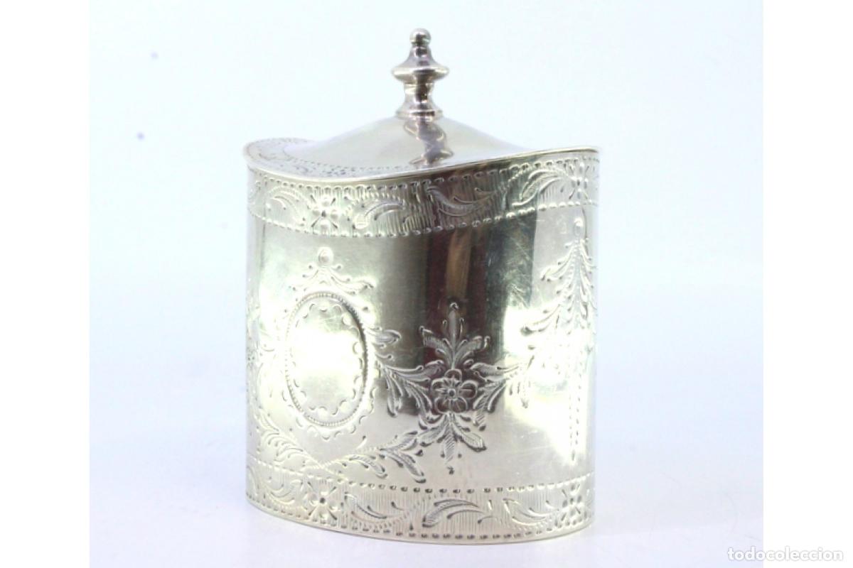 Antig&uuml;edades: Caja de t&eacute;, en plata - Foto 7