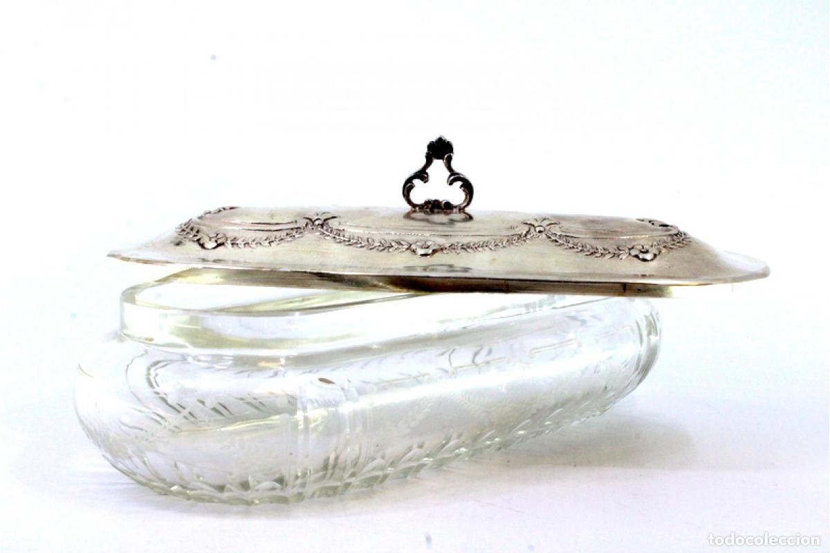 Antig&uuml;edades: jabonera de plata - Foto 3