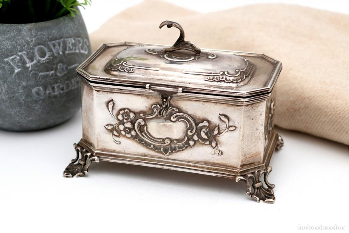 Antig&uuml;edades: Caja de plata - Foto 2