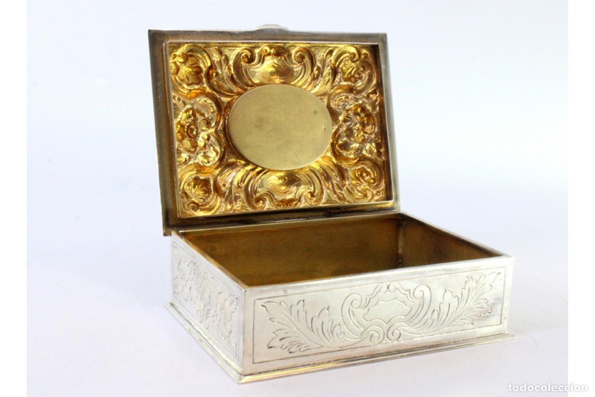 Antig&uuml;edades: Caja de joyer&iacute;a de plata - Foto 8