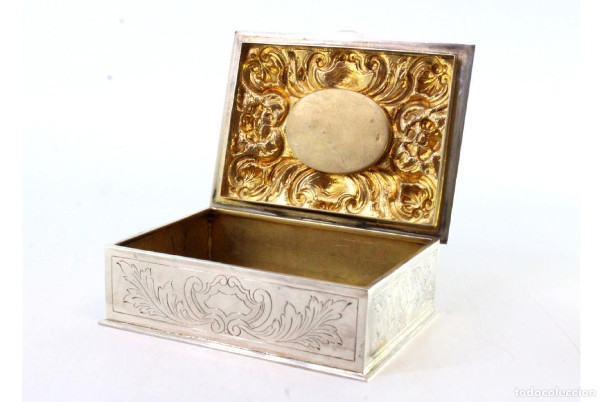 Antig&uuml;edades: Caja de joyer&iacute;a de plata - Foto 9