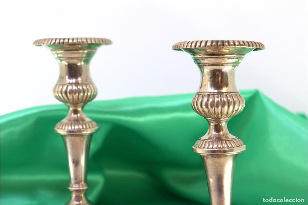 Antig&uuml;edades: Candelabros de plata - Foto 3