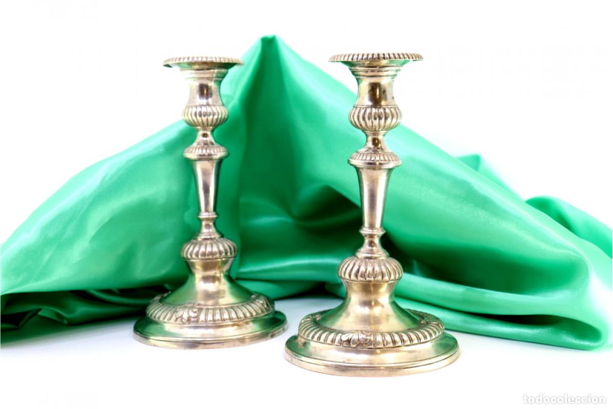 Antig&uuml;edades: Candelabros de plata - Foto 6