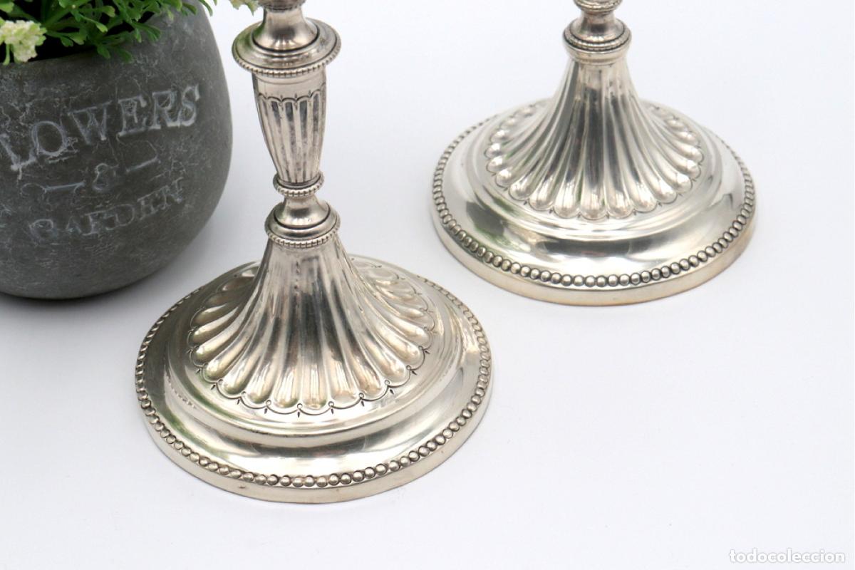 Antig&uuml;edades: Candelabros de plata - Foto 2