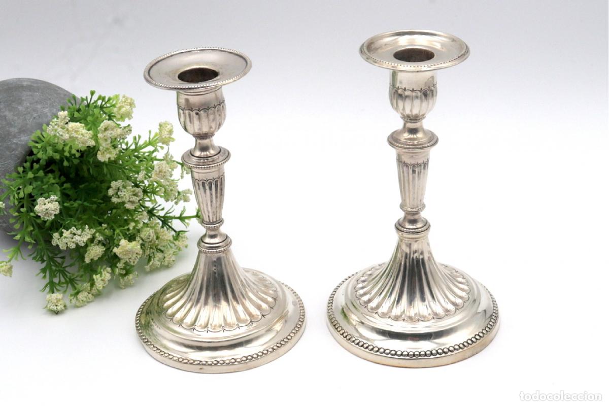 Antig&uuml;edades: Candelabros de plata - Foto 3