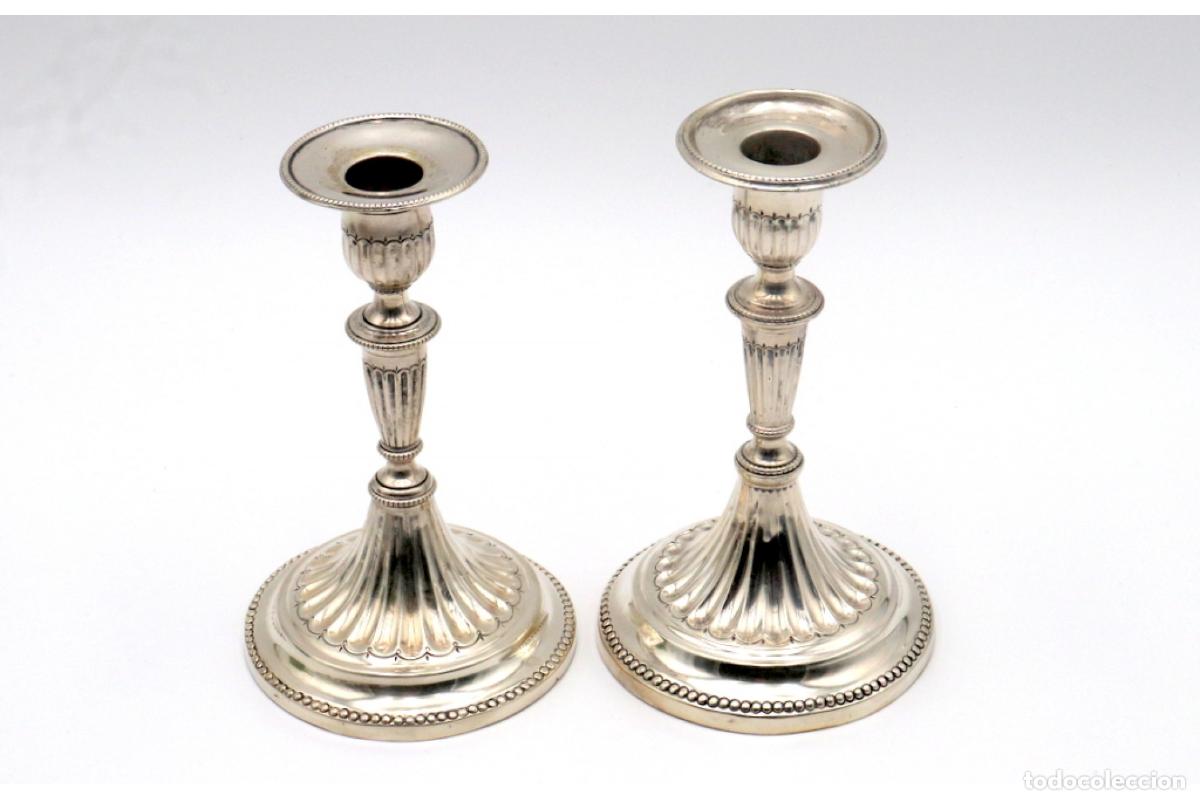 Antig&uuml;edades: Candelabros de plata - Foto 4