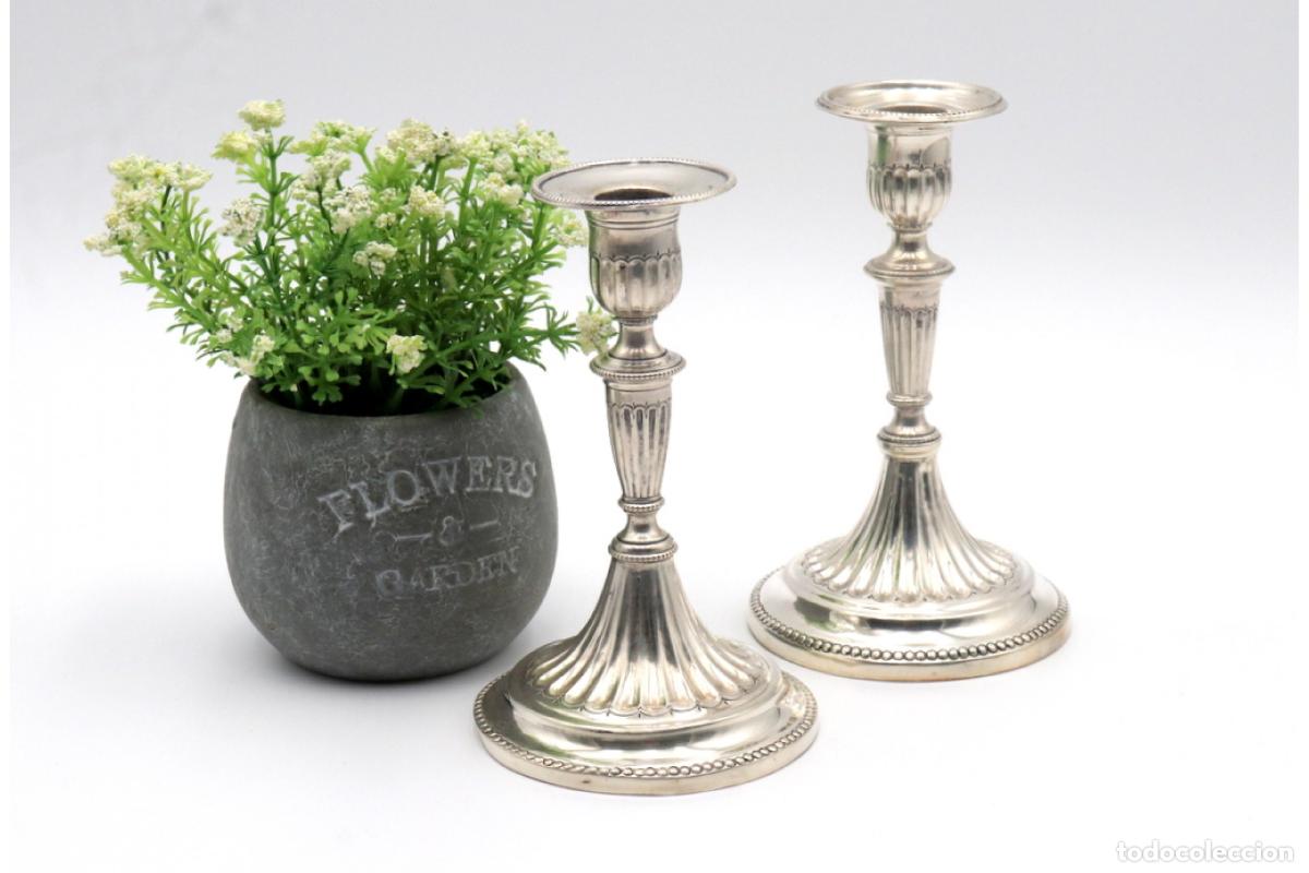 Antig&uuml;edades: Candelabros de plata - Foto 5