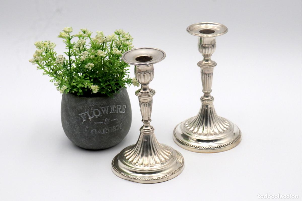 Antig&uuml;edades: Candelabros de plata - Foto 1