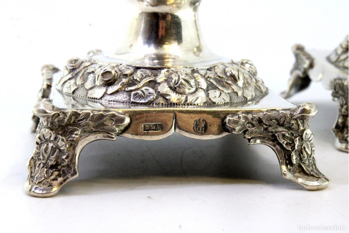 Antig&uuml;edades: Candelabros de plata - Foto 4