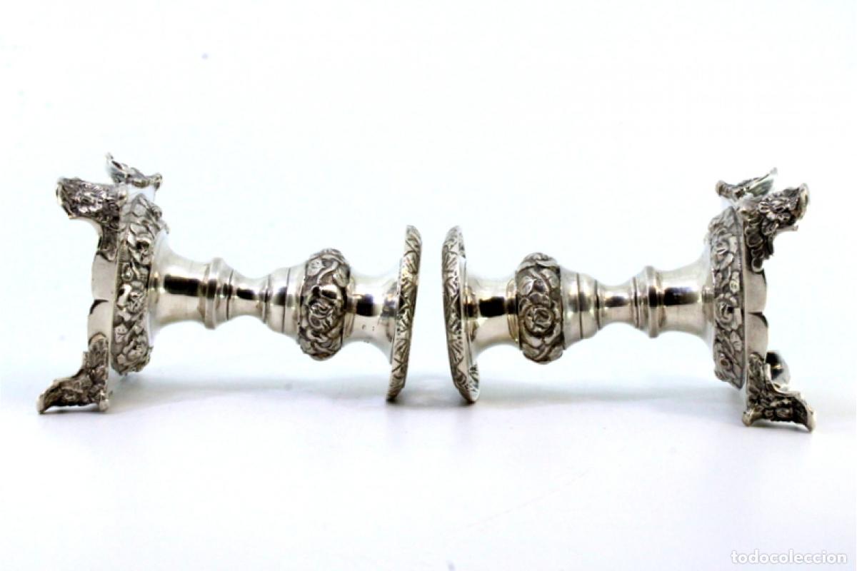 Antig&uuml;edades: Candelabros de plata - Foto 7