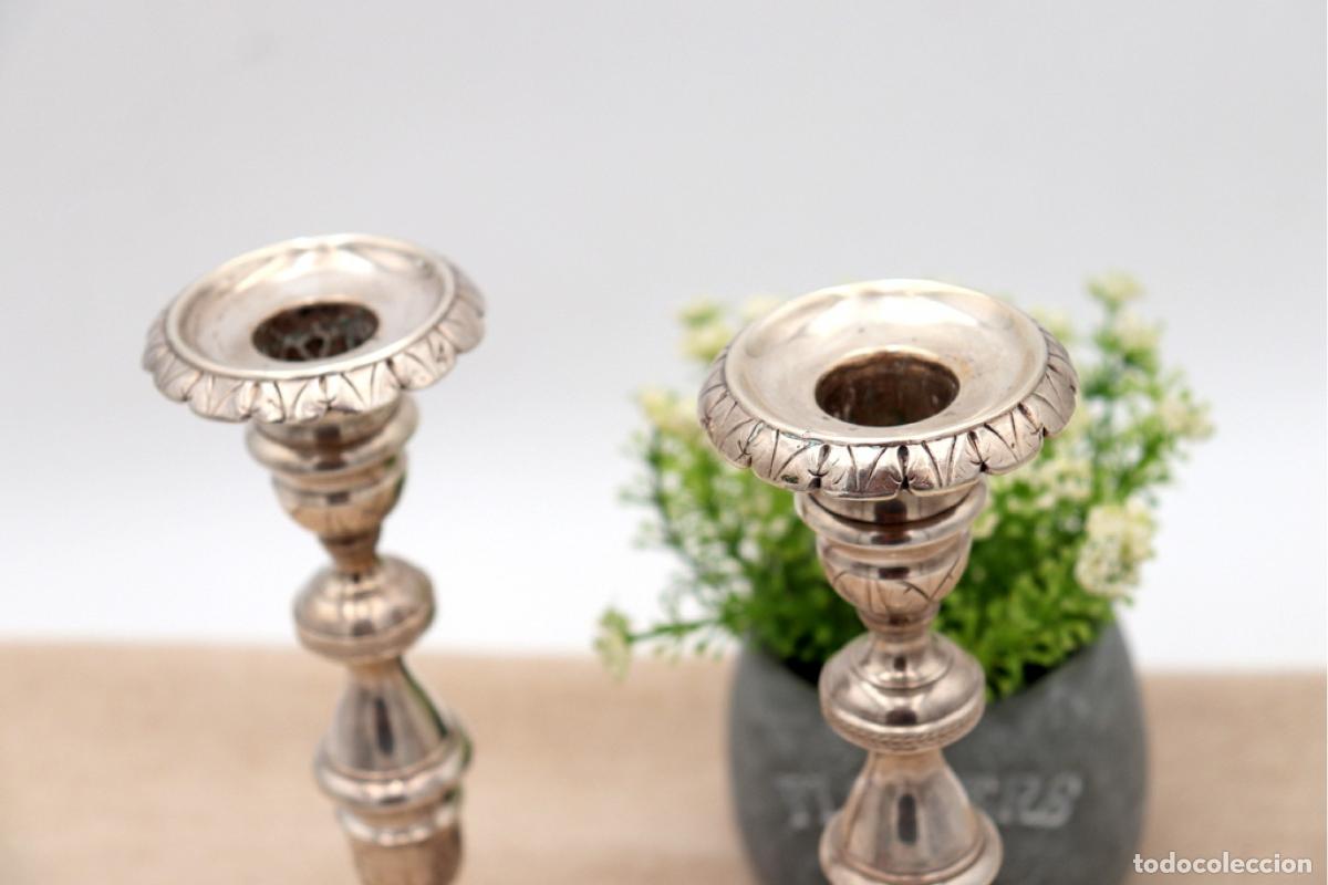 Antig&uuml;edades: Candelabros de plata - Foto 5