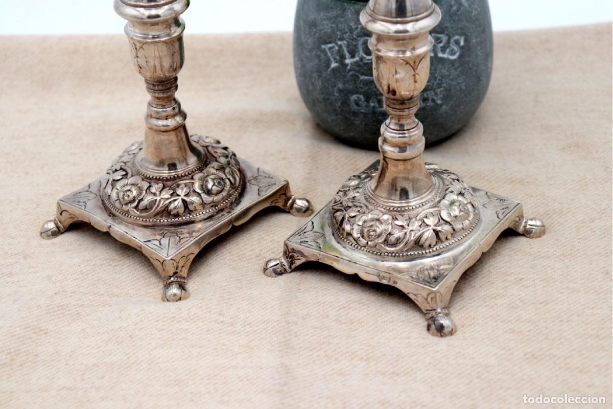 Antig&uuml;edades: Candelabros de plata - Foto 7