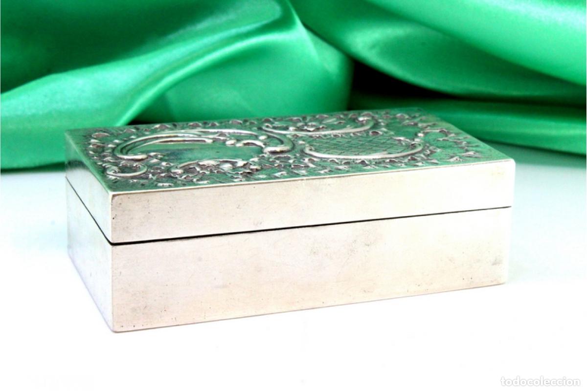 Antig&uuml;edades: Caja de tabaco, plata - Foto 2