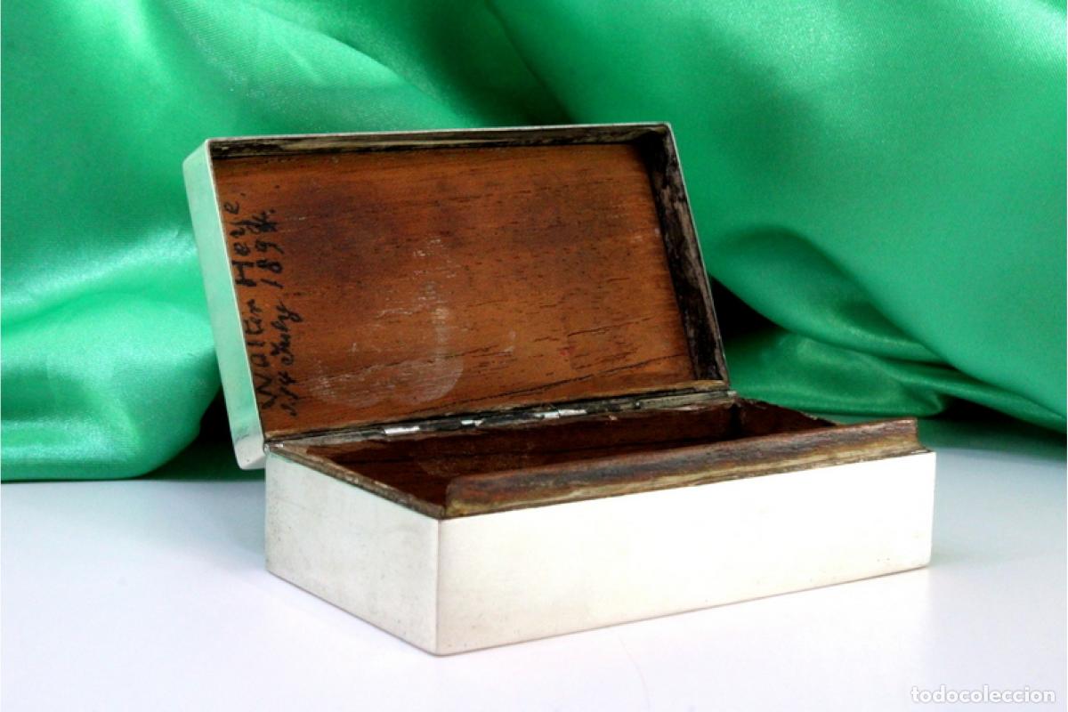 Antig&uuml;edades: Caja de tabaco, plata - Foto 4