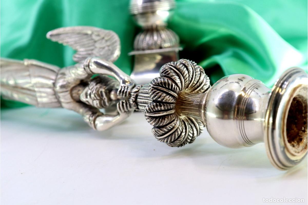 Antig&uuml;edades: Candelabros de plata - Foto 7