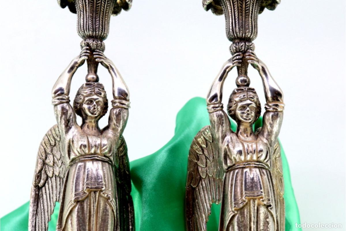 Antig&uuml;edades: Candelabros de plata - Foto 10