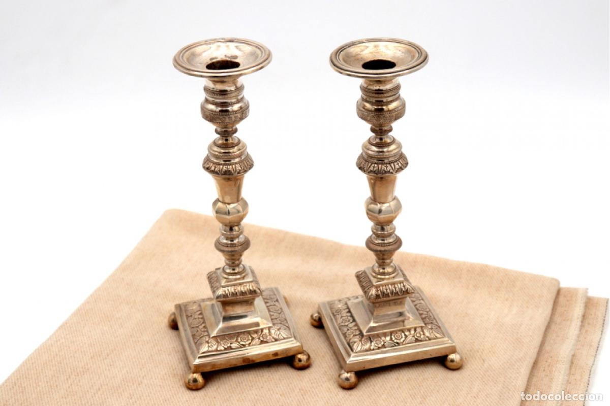 Antig&uuml;edades: Candelabros de plata - Foto 4